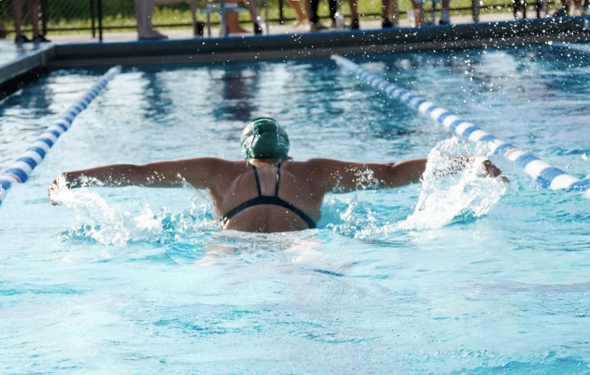 Barreling down the lane at a recent meet, Cameron Sanders was a key part of the relay that earned 20th in the State tournament. 